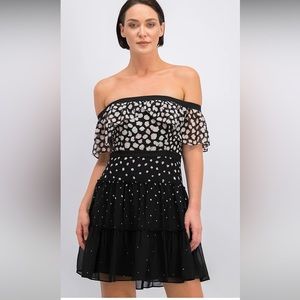 BCBG MaxAzria Ayanne printed mini dress